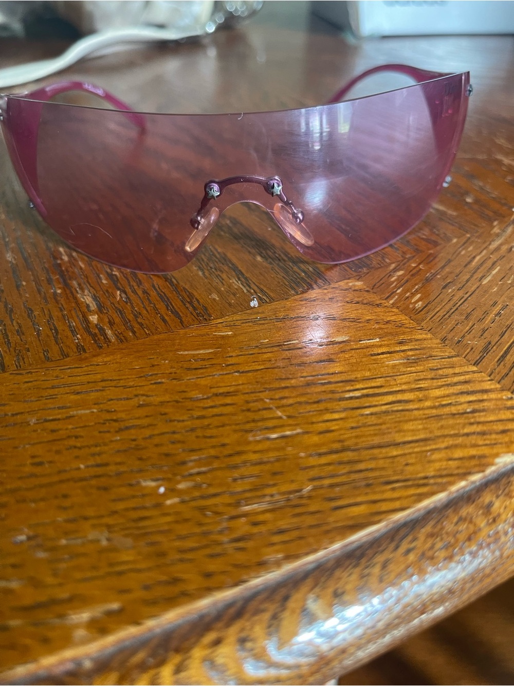 Dior Pink Gradient Shield Sunglasses - Picture 2 of 11